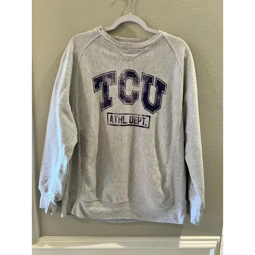 Rivalry Threads TCU Athl. Dept Women's Large (42-44) Crewneck Sweatshirt - Picture 1 of 6